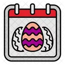 Easter Day Calendar Icon