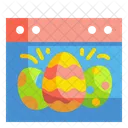 Easter Day Easter Calendar Icon
