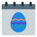 Easter Egg Day Event Festival Calendar Date Icon