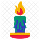 Candle Wax Fire Icon