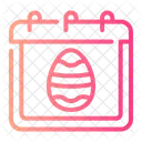 Easter Day Time And Date Cultures Icon