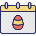 Calendar Easter Easter Day Icon