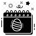 Easter Day Calendar Easter Calendar Icon