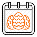 Easter Day Calendar Icon