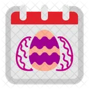 Easter Day Calendar Icon