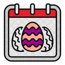 Easter Day Calendar Icon