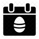 Easter Day Easter Calendar Icon