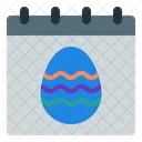 Easter Egg Day Event Festival Calendar Date Icon