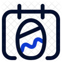 Easter Day Calendar Date Icon