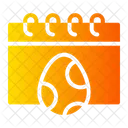 Easter Day Time And Date Easter Egg Icon