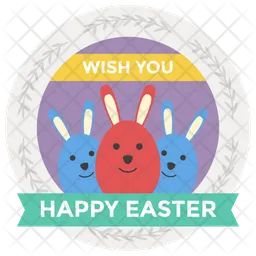 Easter Day Sticker  Icon