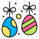 Easter Decoration Hanging Colored Icon