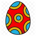 Easter Egg Holiday Symbol Icon