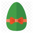 Easter Egg Ribbon Decoration Icon
