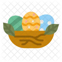 Easter Egg Basket  Icon