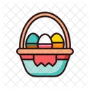 Easter egg basket  Icon