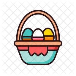 Easter egg basket  Icon