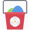 Easter Egg Bucket  Icon
