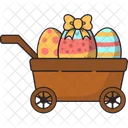 Easter Egg Cart Icon