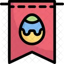 Easter Egg Flag  Icon