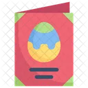 Easter Egg Greeting Card  Icon