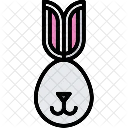 Easter Egg Hare  Icon