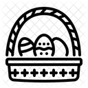 Easter Egg Decorative Egg Egg Basket Icon