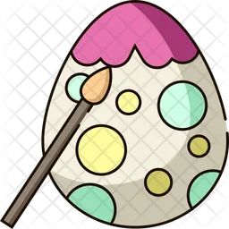 Easter Egg Painted  Icon