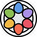 Easter Egg Plate  Icon