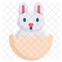 부활절 달걀 토끼  아이콘