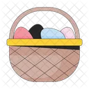 Easter-eggs basket  Icon