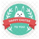 Easter Emblem Design  Icon