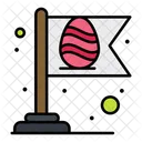Easter Flag  Icon