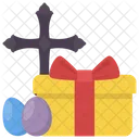 Easter Gift Easter Present Gift Box Icon