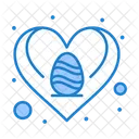 Easter Heart  Icon