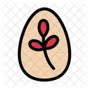 Easter Egg Yolk Icon