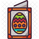 Easter Invitation Card  Icon