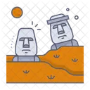 Easter Island Moai Icon
