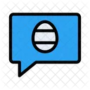 Message Easter Wish Icon