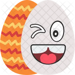 Easter naughty egg  Icon
