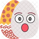 Easter Surprised Egg Easter Surprised Icon