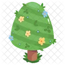 Easter Tree Blossom Evergreen Tree Icon