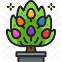 Easter Tree Plant Egg Icon