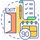 Easy Exit Business Icon