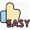 Easy To Use Hand Gesture Icon
