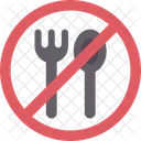 Eat Prohibited Stop Icon