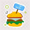 Eat Burger  Icon