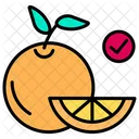 Eat Fruit Food Plate Icon