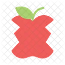 Eaten Apple Garbage Icon