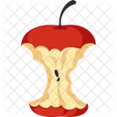 Eaten Red Apple  Icon